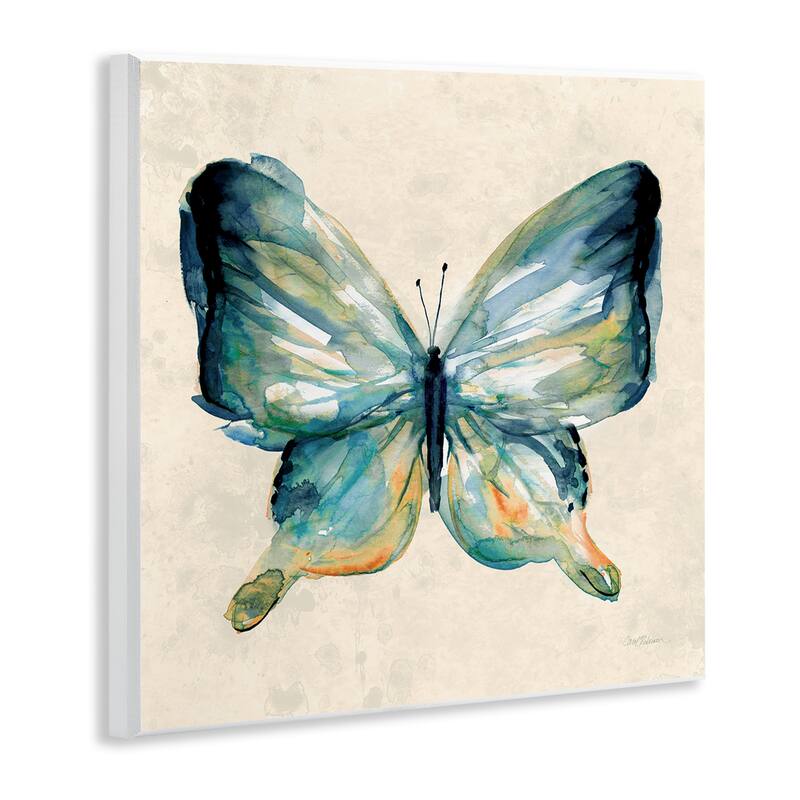 Stupell Bold Butterfly in Green Wall Plaque Art Design By Carol Robinson