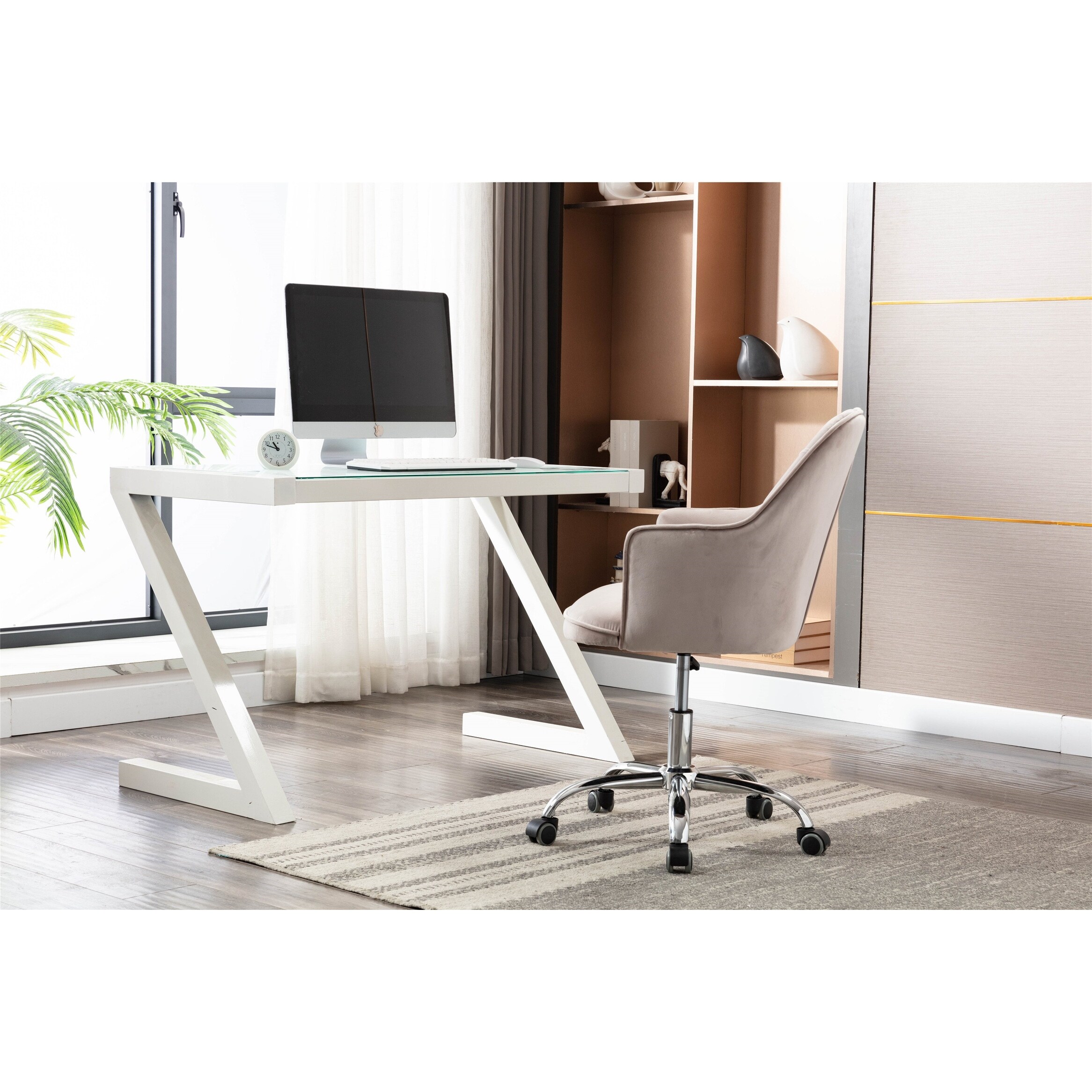 Home Office Swivel Desk Task Chair For Living Roombed Room Modern Leisure Arm Chair Overstock 31939176