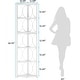 preview thumbnail 6 of 21, 67" Tall Corner Shelf, Corner Bookshelf Bookcase Standing Shelving Unit