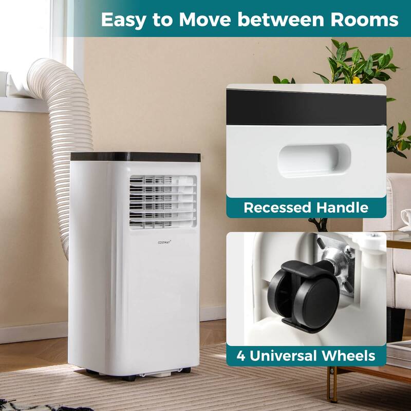 Costway 8000 BTU Portable Air Conditioner with Fan and Dehumidifier - See Details