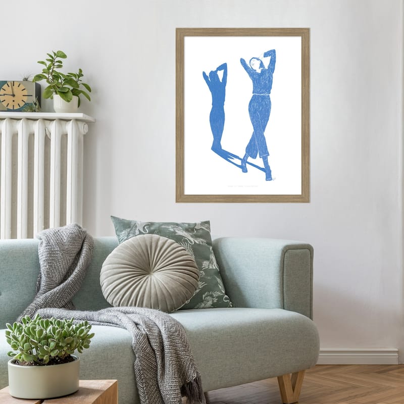 Jlr Dancing No. 8 by Jenny Liz Rome Wood Framed Wall Art Print