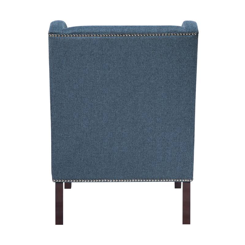 LaFollette 29" Textured Accent Chair - Nailhead Trim