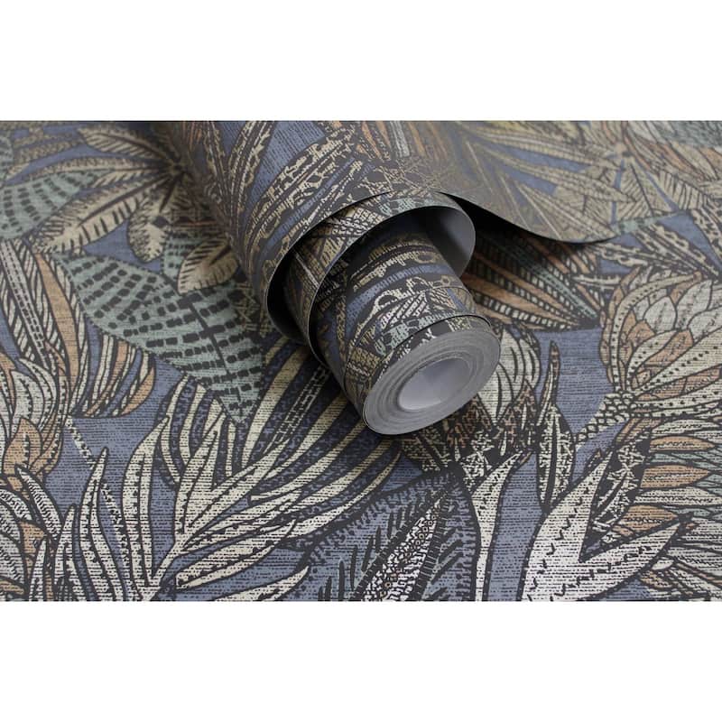 Susara Tropical Textured Eco-Foam Wallpaper – 396in x 20.8in