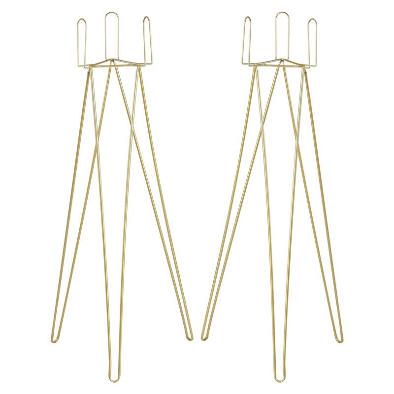 41Inch Tall Gold Flower Plant Arrangement Stand Display