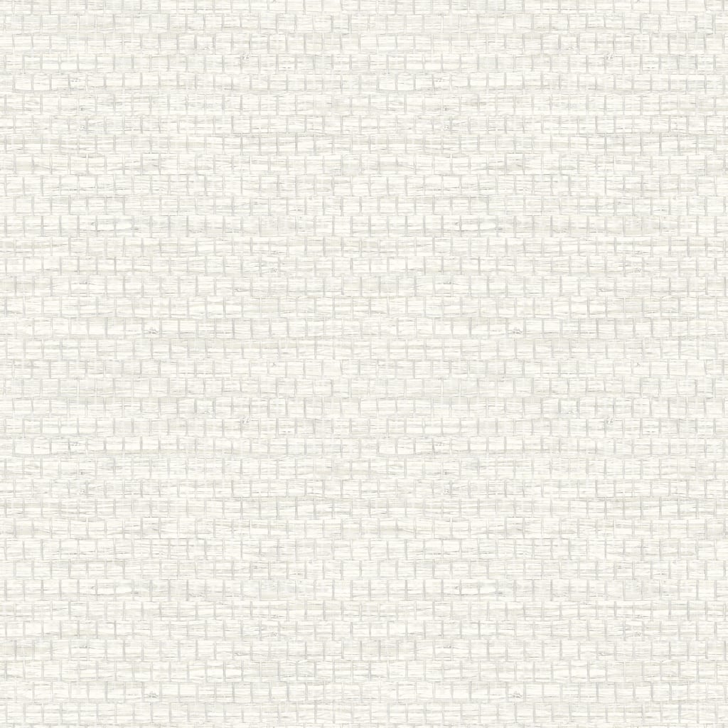 Plaited Grass White Wallpaper