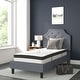 preview thumbnail 57 of 121, Tufted Platform Bed with 10 Inch Pocket Spring Mattress