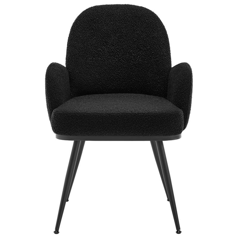 Fabric Upholstered Dining Chairs Set of 2/4 with Arms - 34.8"H x 23.2"W x 22.8"D