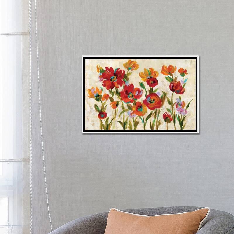 iCanvas "July In The Garden I" by Silvia Vassileva Framed