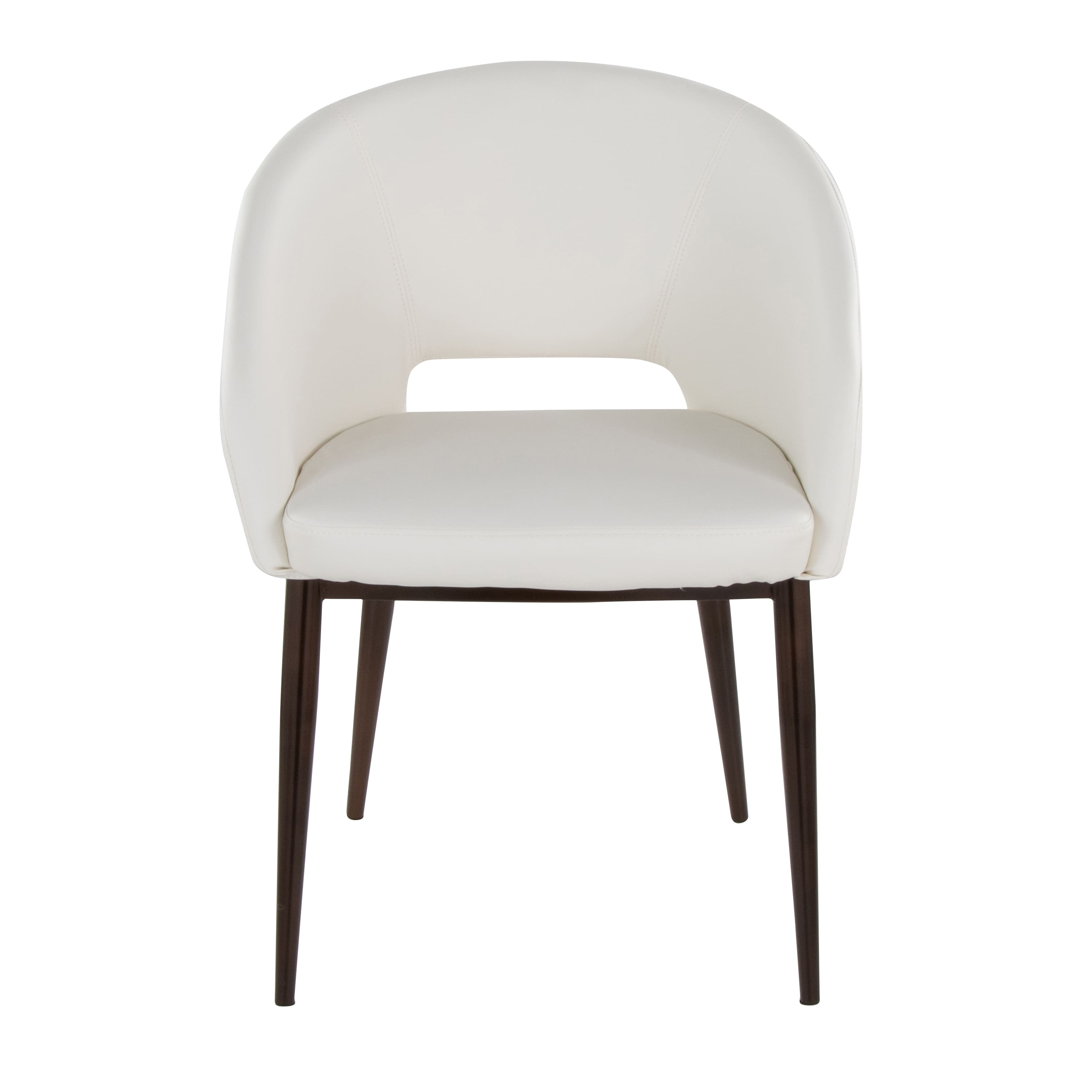Option White Faux Leather