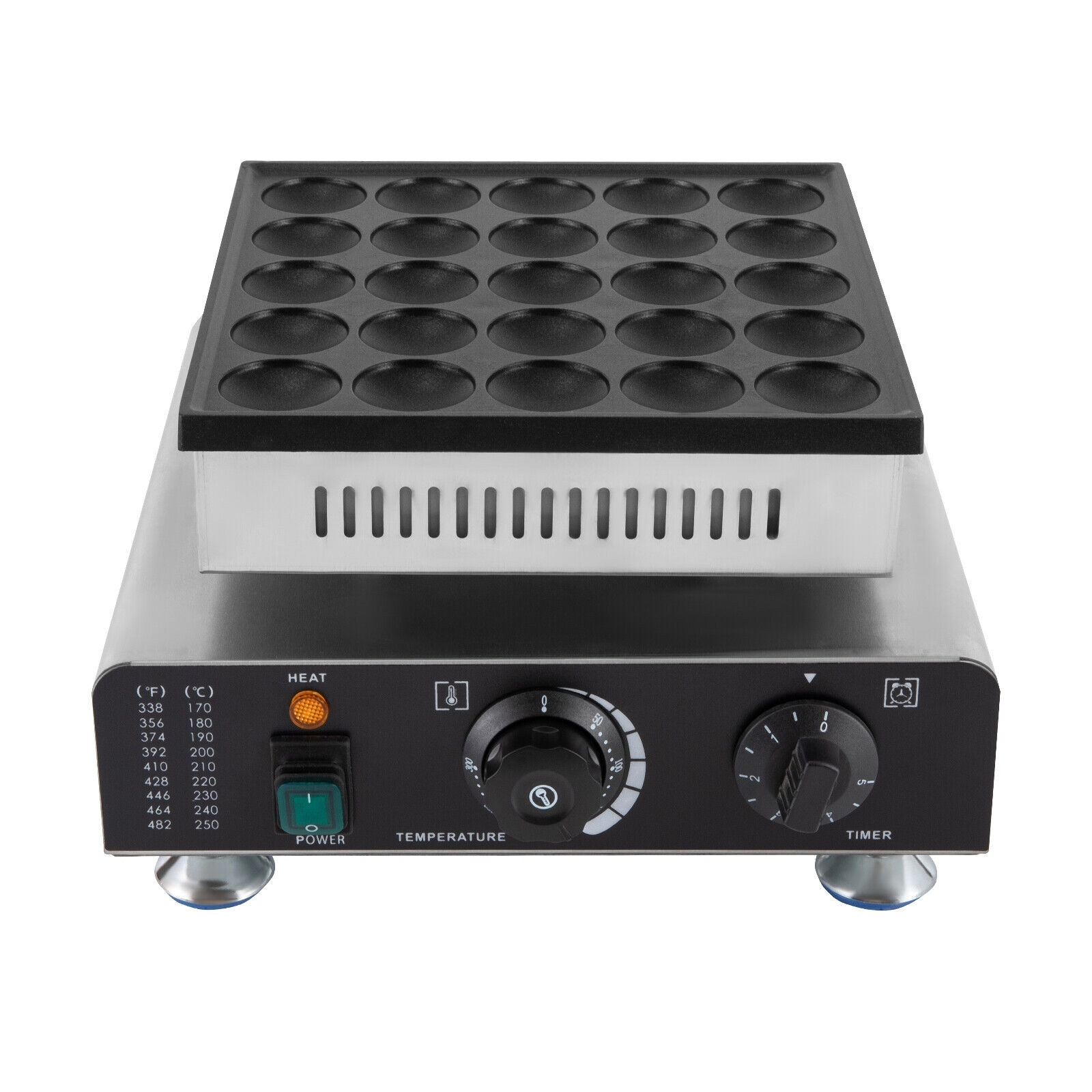 850W Electric 25-Hole Nonstick Pancake Maker