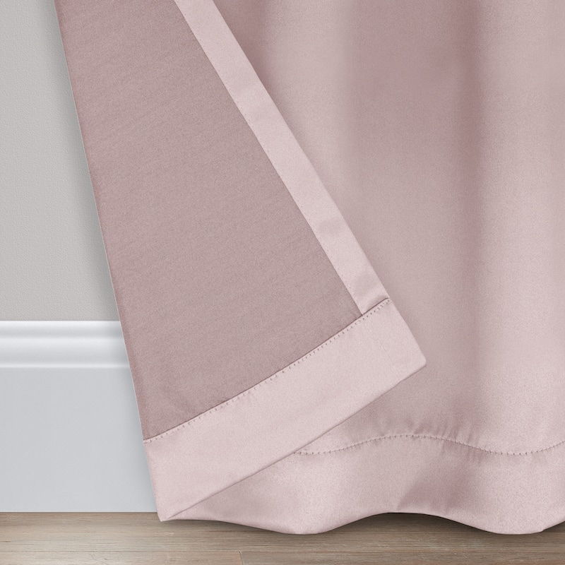 Eclipse Solid Thermapanel Room Darkening Rod Pocket Curtain Panel
