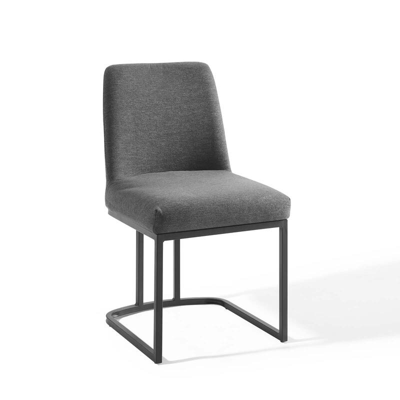 Porch & Den Shadow Hills Upholstered Sled Base Dining Chair