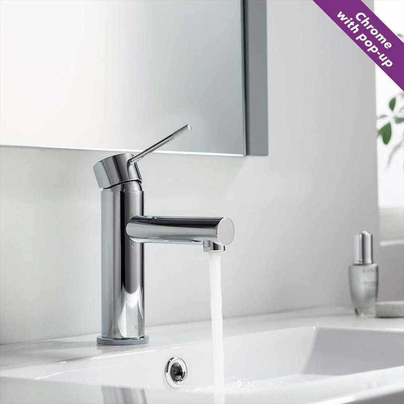 Luxury Solid Brass Single Hole Bathroom Faucet