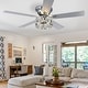 preview thumbnail 3 of 19, 52" Low Profile Ceiling Fan with Light and Remote(5-blade)
