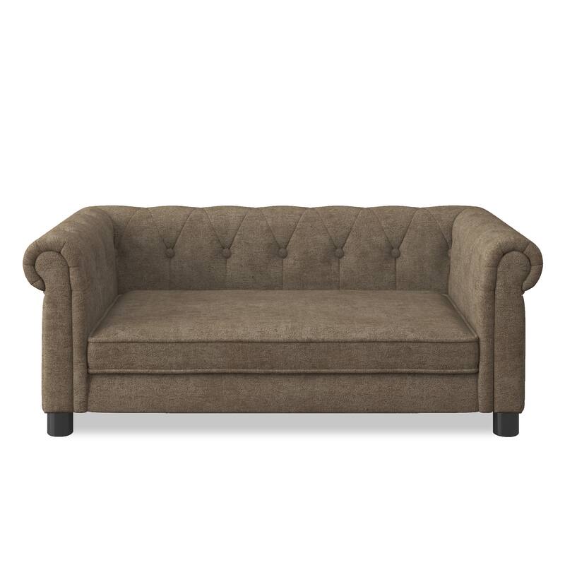 Elegant rectangular pet bed for small and medium-sized dogs, durable elevated dog sofa bed, comfortable dog sofa