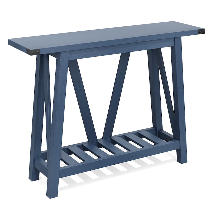 Console Table with Storage Shelf Entry Table for Living Room Hallway - 41.34 in L * 11.42 in W * 31.5 in H