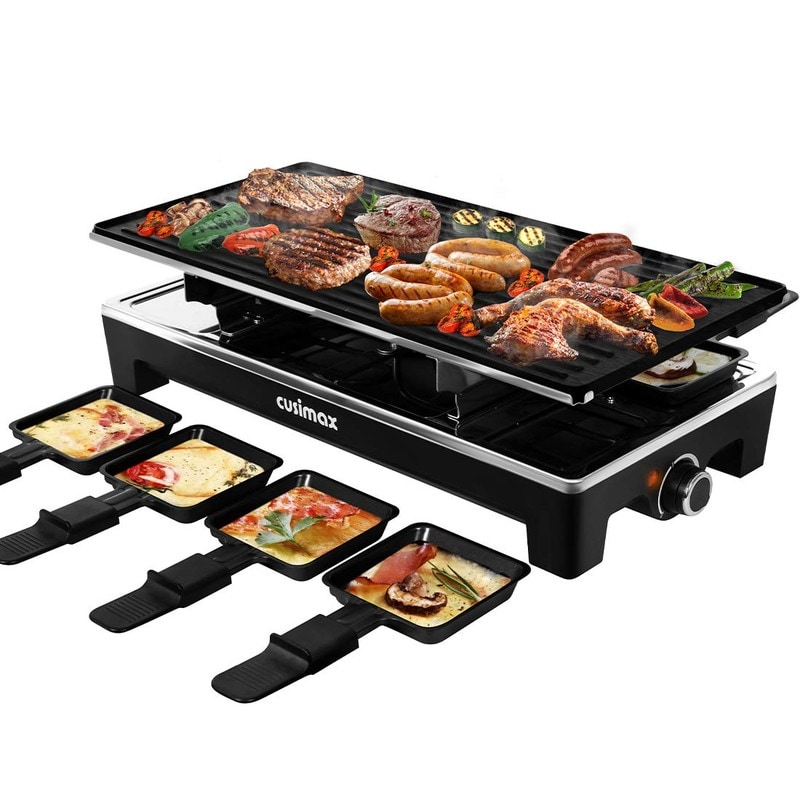 1500W Smokeless Indoor Grill Electric Griddle with Non-stick Cooking Plate  - Costway