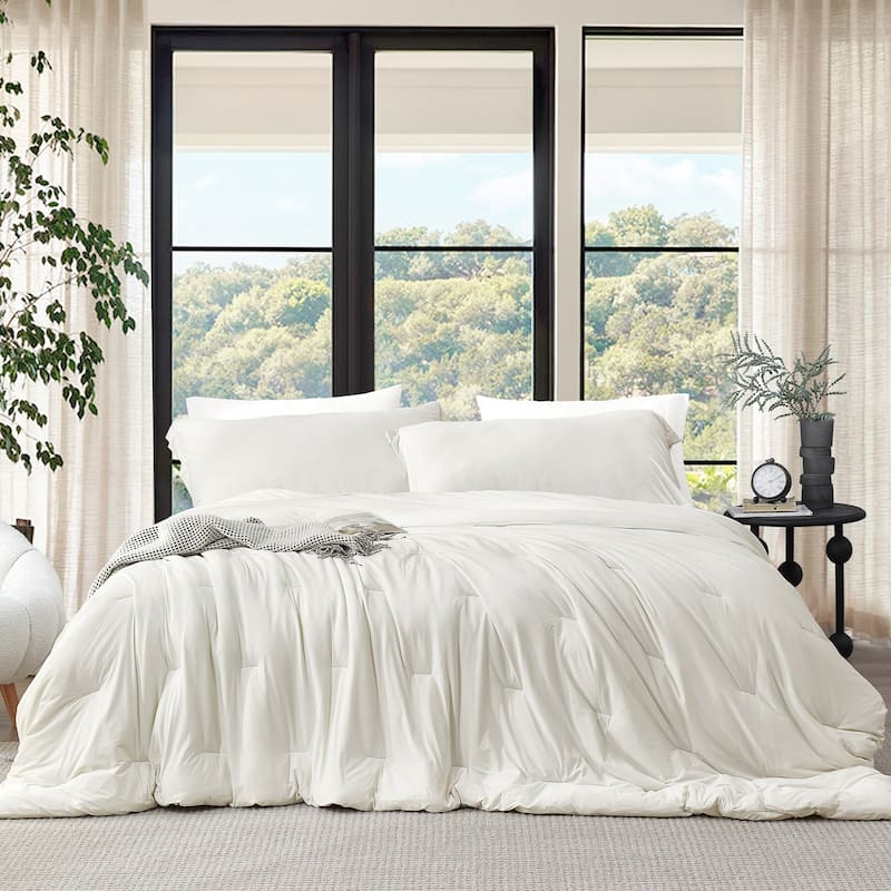 Cool It Bae - Coma Inducer® Oversized Comforter Set - Frosty Taupe - King