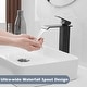 preview thumbnail 9 of 30, Vessel Sink Faucet Matte Black and Gold Single Hole Bathroom Faucet