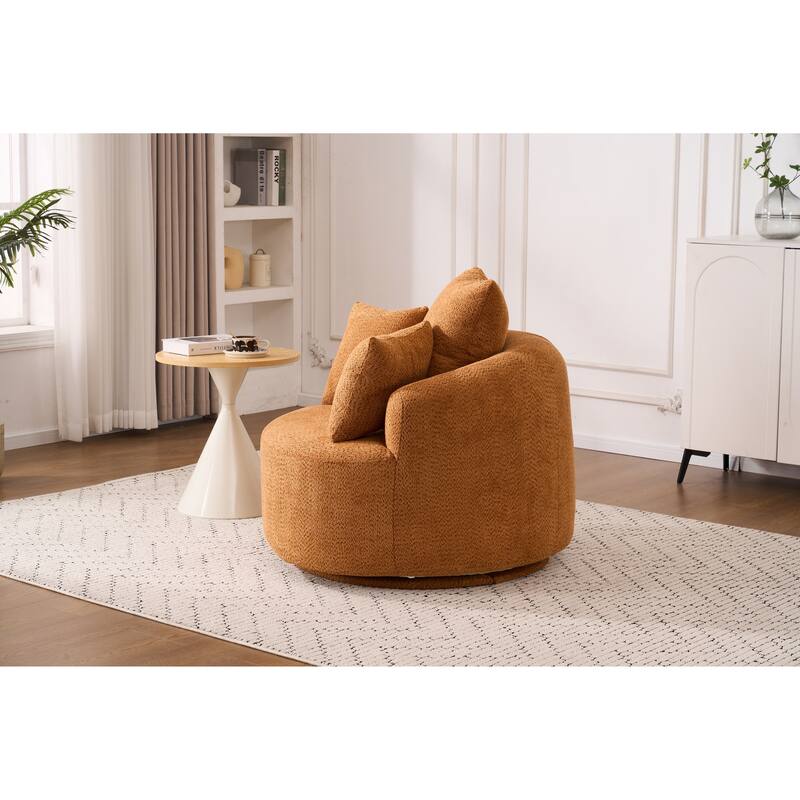 Single Seat Full Sponge Compression Swivel Chair Single Sofa