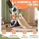 preview thumbnail 8 of 6, Qaba Toddler Slide, 3 in 1 Indoor Slide for Kids Age 1-3 Years, Foldable Carrot-themed Baby Slide