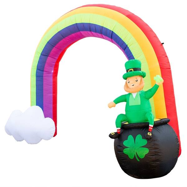 Shop Holidayana 8ft St Patricks Day Leprechaun In Pot Of Gold At