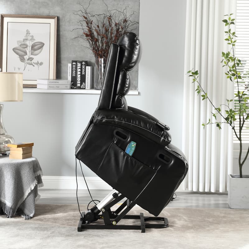 Power Lift Recliner Chair with 4‑Way Massage, Heating & Timer