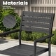 preview thumbnail 19 of 20, 11PC Outdoor Patio Aluminum X-Frame Dining Set Table with Stackable Chairs Umbrella Hole
