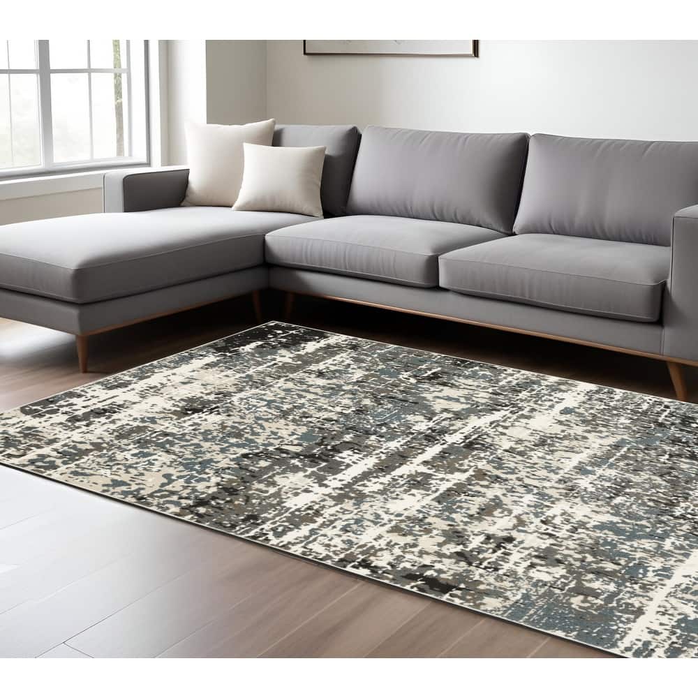 HomeRootsAbstract Modern Rectangle Area Rug