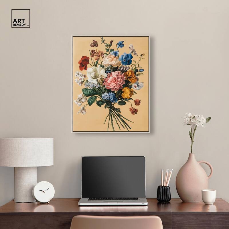 Floral Fiesta Canvas by Art Remedy