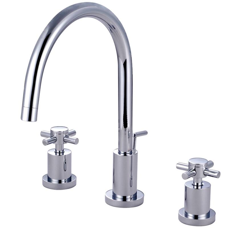 Concord 8 in. Widespread Bathroom Faucet in Polished Chrome