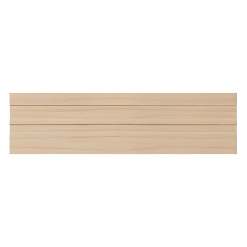 BRB3:11/16-in D x 2-1/4-in W x 96-in L Americraft Solid Hardwood Stain Grade Baby Howe Casing Moulding