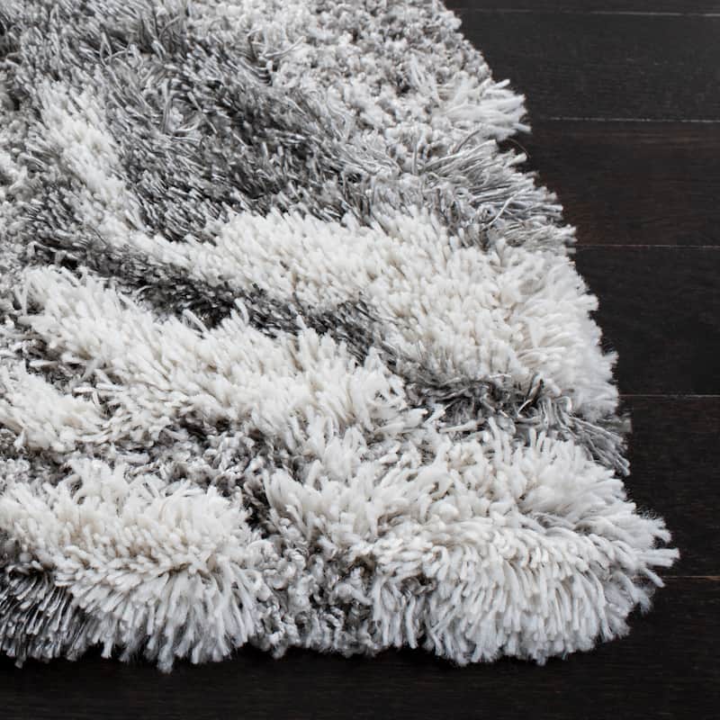 SAFAVIEH Horizon Shag Mukades Abstract 2.5-inch Thick Rug