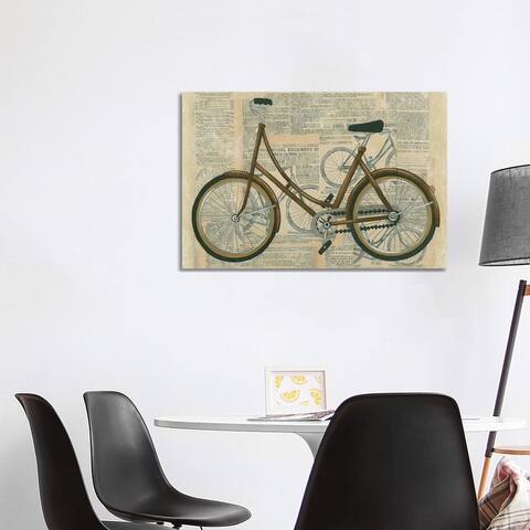 iCanvas "Tour By Bicycle II" by Chariklia Zarris Canvas Print