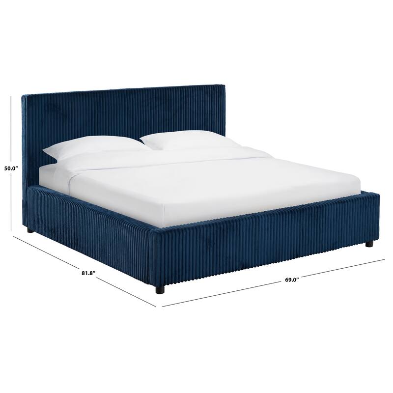 SAFAVIEH Couture Mallika Plush Corduroy Bed.