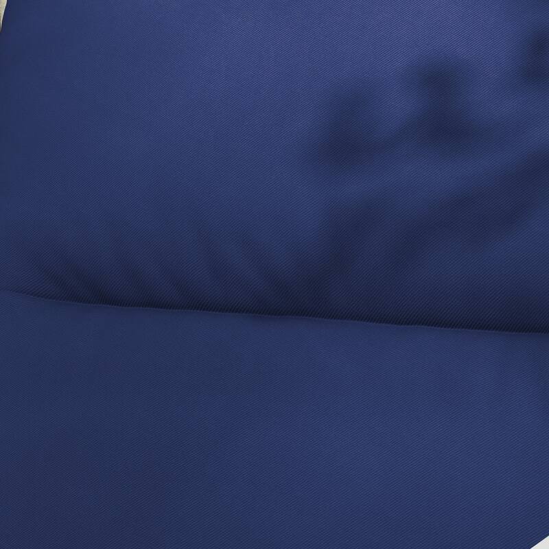 Blue Polyester Adirondack Chair Cushions Set of 2 with Water-Repellent Cover and Ties - 58.75" L x 20.5" W