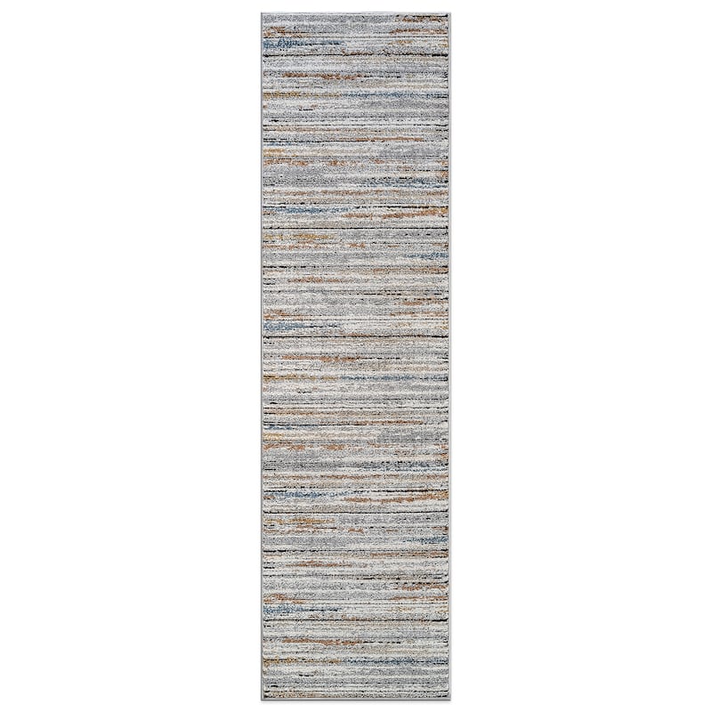 Multi-Tonal Area Rug for Living Room, Entryway, or Playroom - Easy to Clean and Family Friendly
