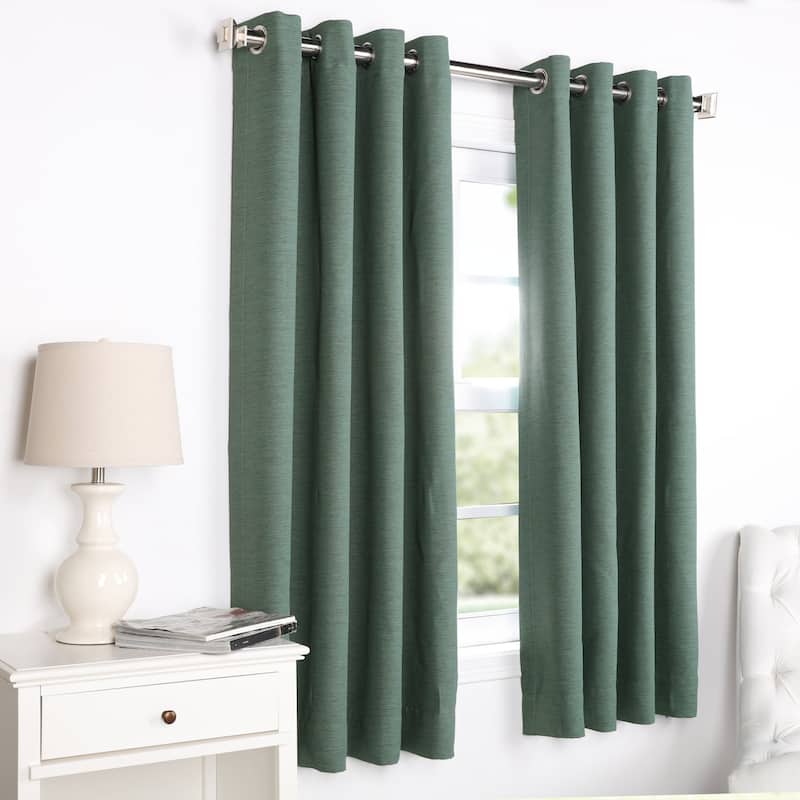 Exclusive Fabrics Bellino 63 In Grommet Room Darkening Curtain Panel (1 Panel) - 50 x 63