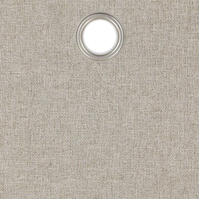 Eclipse Welwick Magnitech 100% Blackout Curtain, Grommet Window Curtain Panel, Seamless Magnetic Closure (1 Panel)