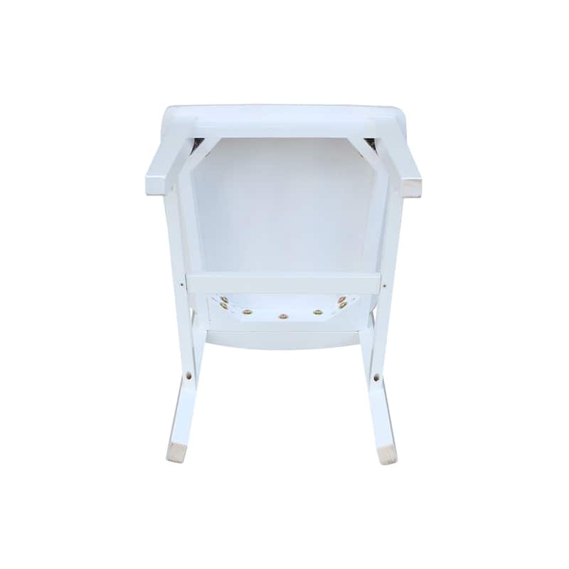 International Concepts Solid Wood San Remo Splatback Chairs - Set of 2