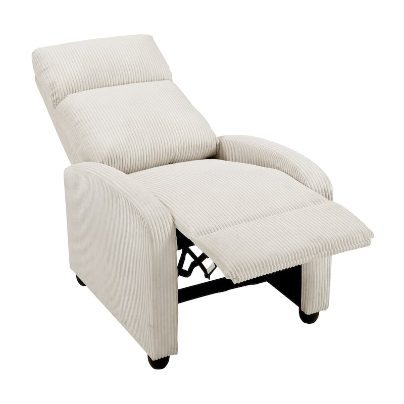 Covelo Corduroy Push Back Reclining Chair