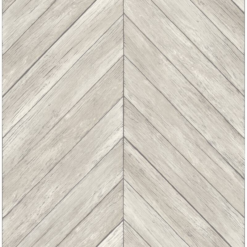 Vernon, Parisian Brown Parquet, 33 FT. L x 20.5In. W Wallpaper Roll