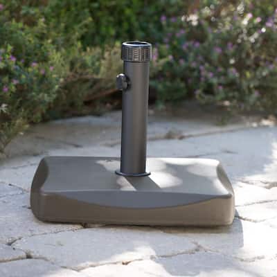 Roomfitters Square/Round 55 lbs Umbrella Base, Heavy-Duty Patio Umbrella Holder