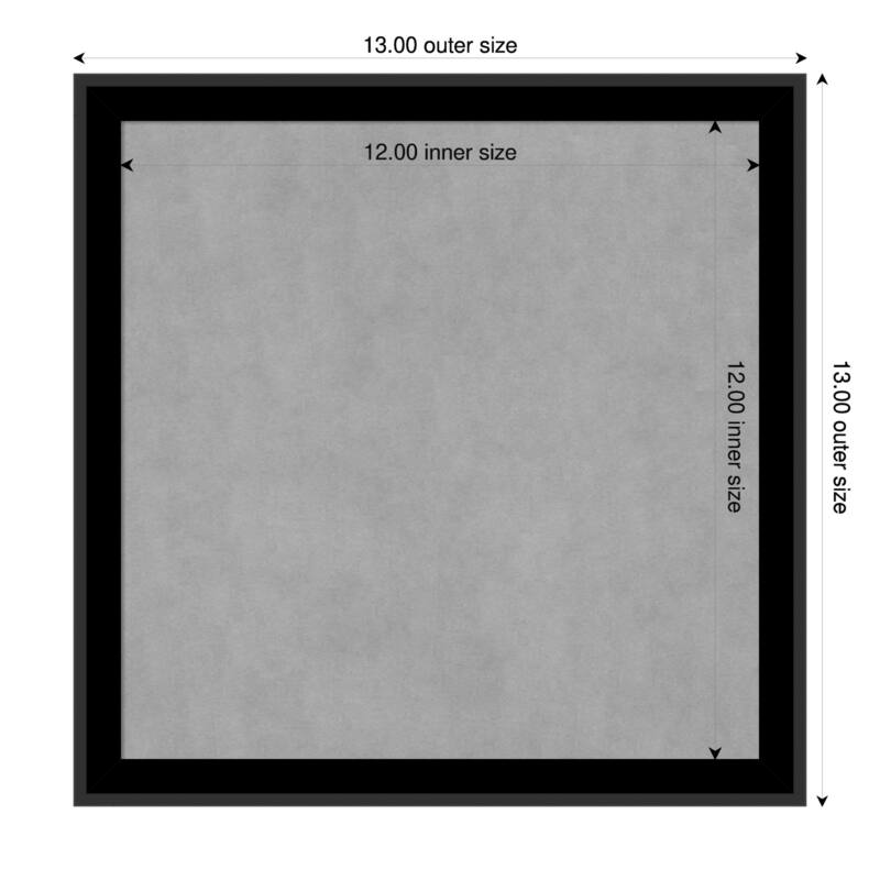 Amanti Art Incline Black Framed - 13 x 13 in - Incline Black