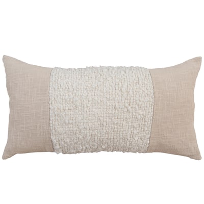 Rizzy Home Boucle Textured Throw Pillow, 14x26
