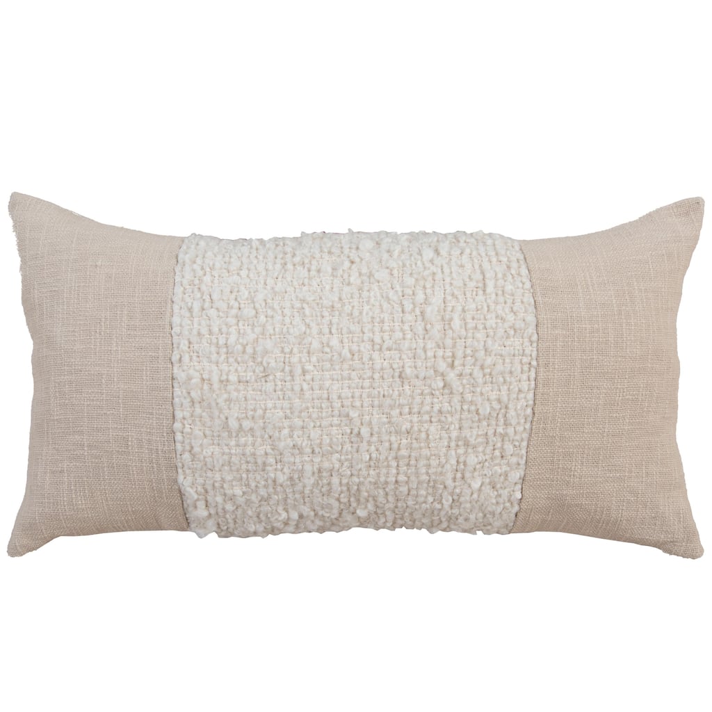 Rizzy Home Boucle Textured Throw Pillow, 14x26