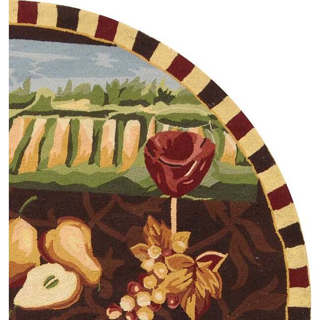 SAFAVIEH Handmade Chelsea Lucero French Country Wool Rug