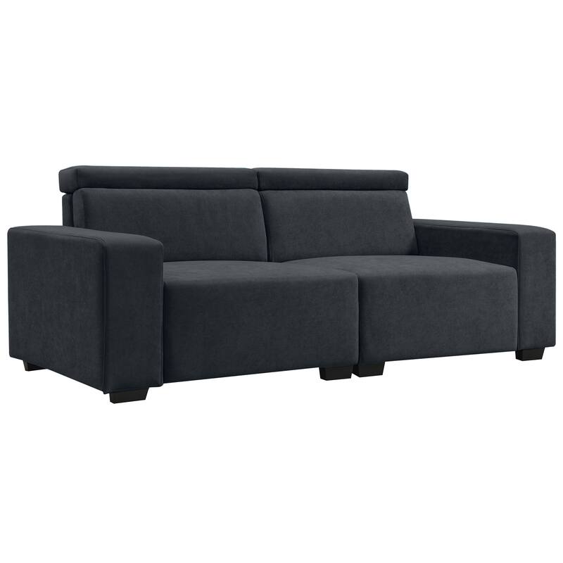 Kata Spacious and Comfortable Velvet Loveseat for Living Room