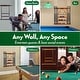 preview thumbnail 7 of 6, ISZY Billiards Wall Mounted Pool Accessories Billiard Ball and Stick Holder Rack - 3.79