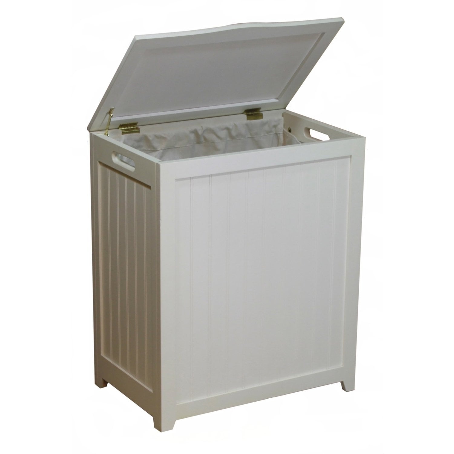 Better Homes & Gardens Collapsible Canvas Laundry Basket - Ivory - 21 x 14 x 12 in